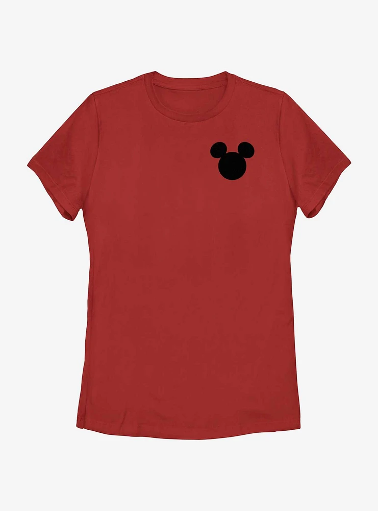 Disney Mickey Mouse Ears Pocket Womens T-Shirt