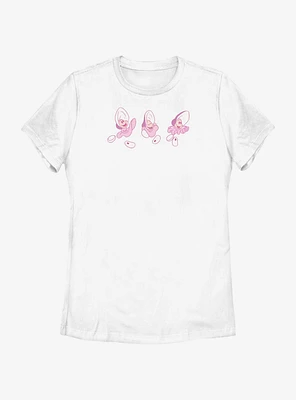 Disney Alice Wonderland Dancing Oysters Womens T-Shirt