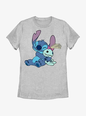 Disney Lilo & Stitch Hugging Scrump Womens T-Shirt