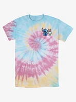 Disney Lilo & Stitch And Lilttle Scrump Pocket Tie-Dye T-Shirt