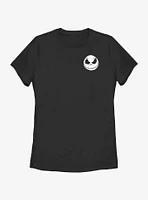 Disney The Nightmare Before Christmas Big Face Jack Pocket Womens T-Shirt