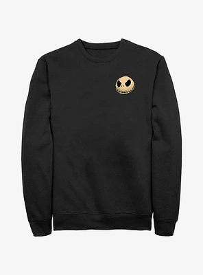 Disney The Nightmare Before Christmas Comic Jack Face Pocket Sweatshirt