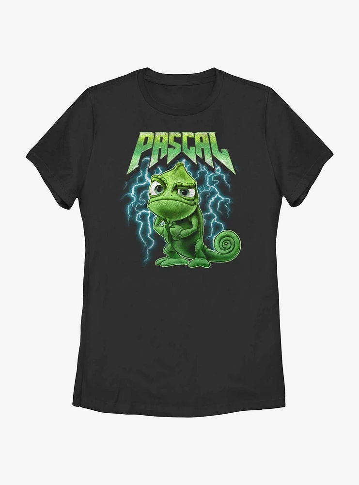 Disney Tangled Pascal Metal Womens T-Shirt