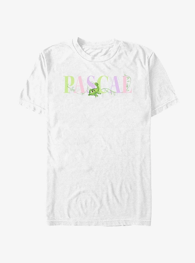 Disney Tangled Pascal Colorful Letters T-Shirt