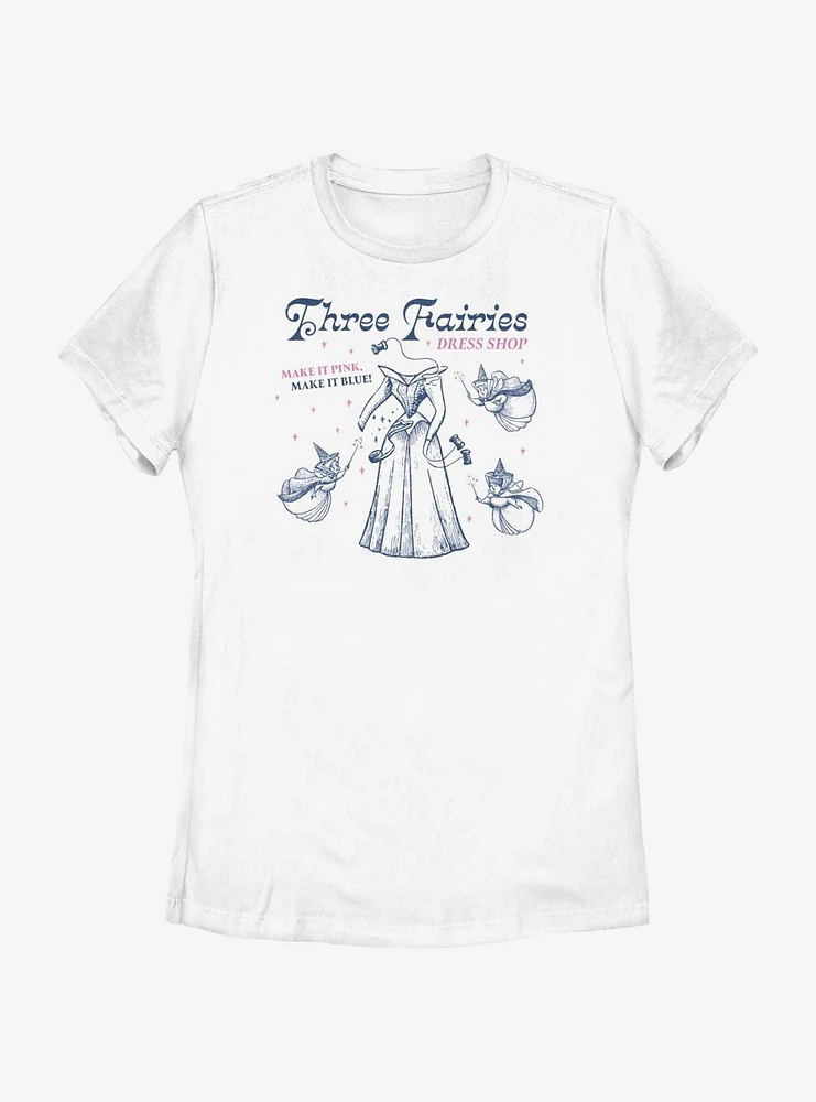 Disney Sleeping Beauty Fairy Dress Shop Womens T-Shirt