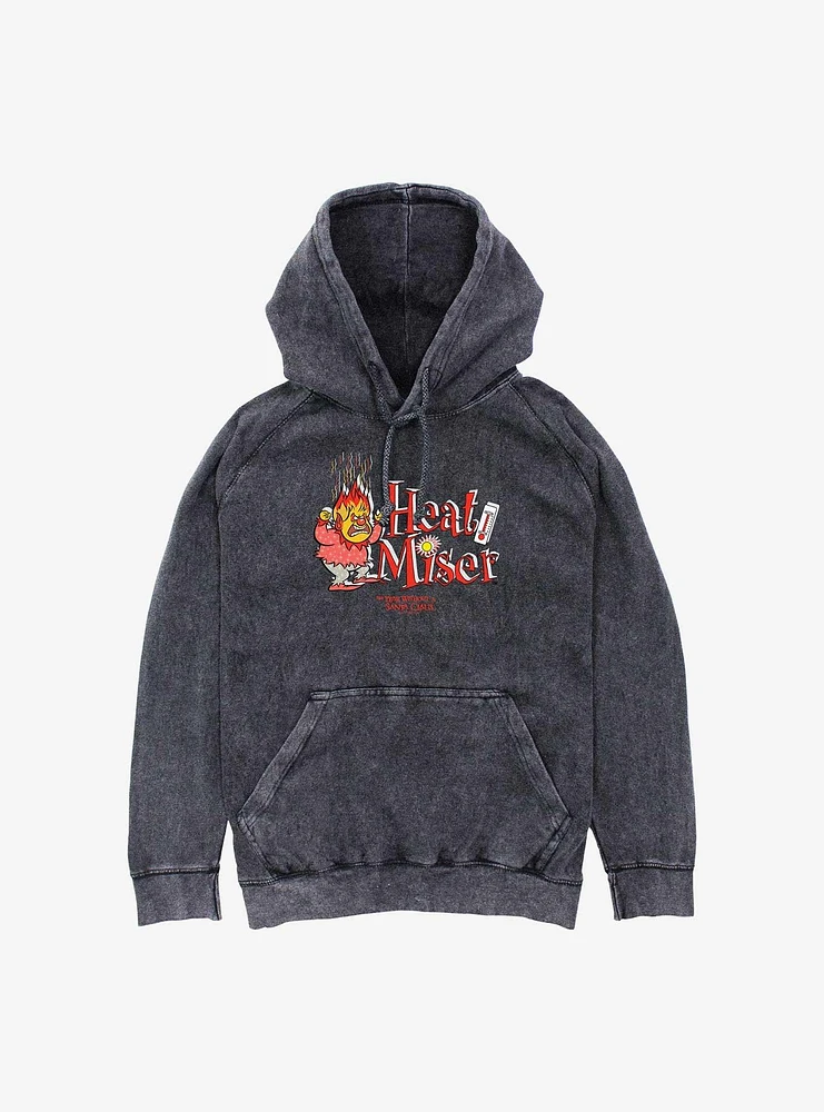 A Year Without Santa Heat Miser Mineral Wash Hoodie