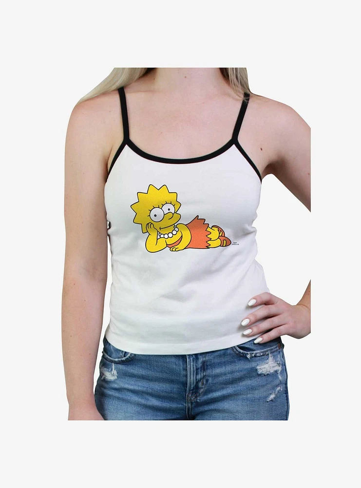 The Simpsons Lisa Laying Down Womens Cami