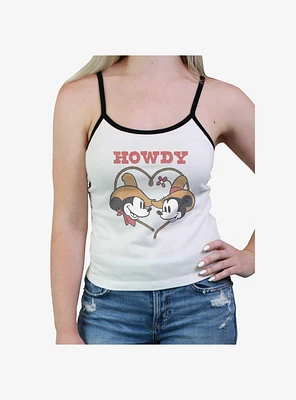 Disney Mickey Mouse Howdy Heart Womens Cami