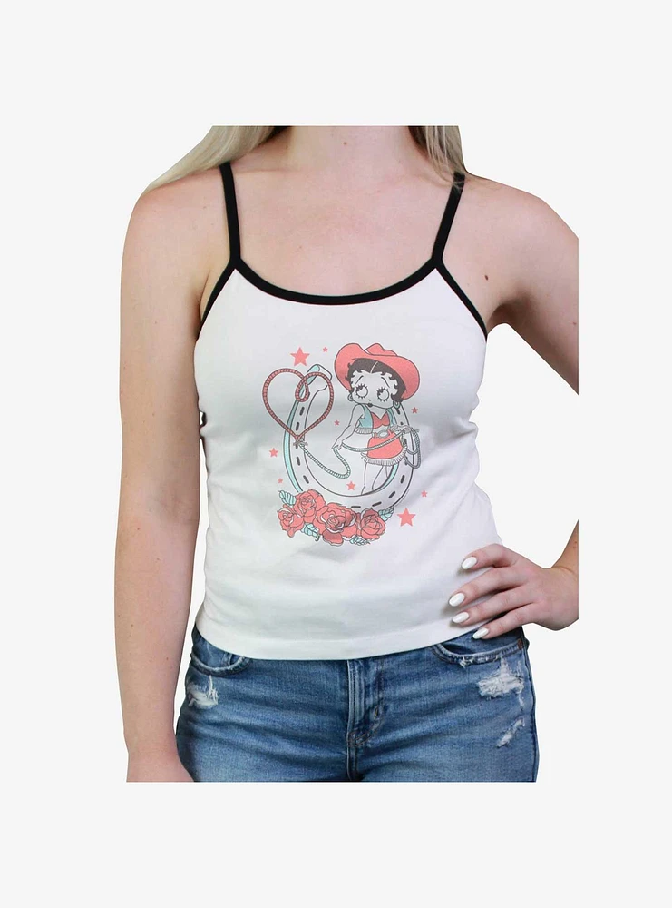 Betty Boop Rope My Heart Womens Cami