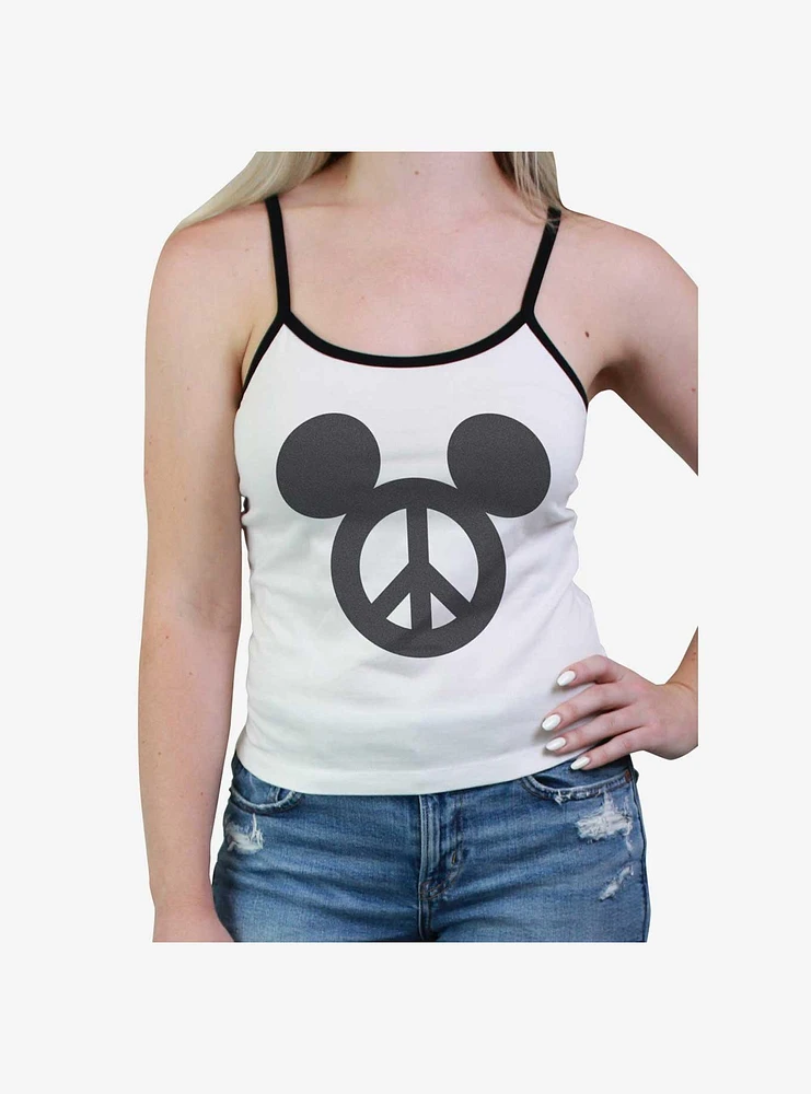 Disney Mickey Mouse Peace Sign Womens Cami