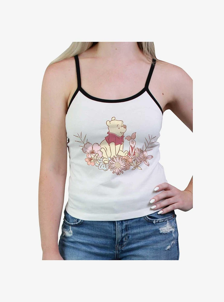 Disney Winnie The Pooh Piglet Floral Womens Cami