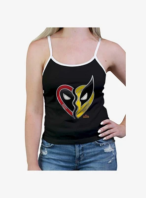 Marvel Deadpool & Wolverine Friendship Necklace Womens Cami