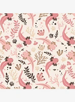 Axolotl Pink Underwater Garden Peel & Stick Wallpaper