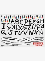 Stranger Things Christmas Light Alphabet Giant Wall Decals