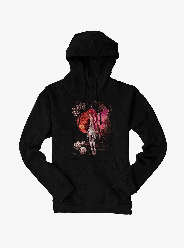 Fairies By Trick Red Moon Fairy Hoodie