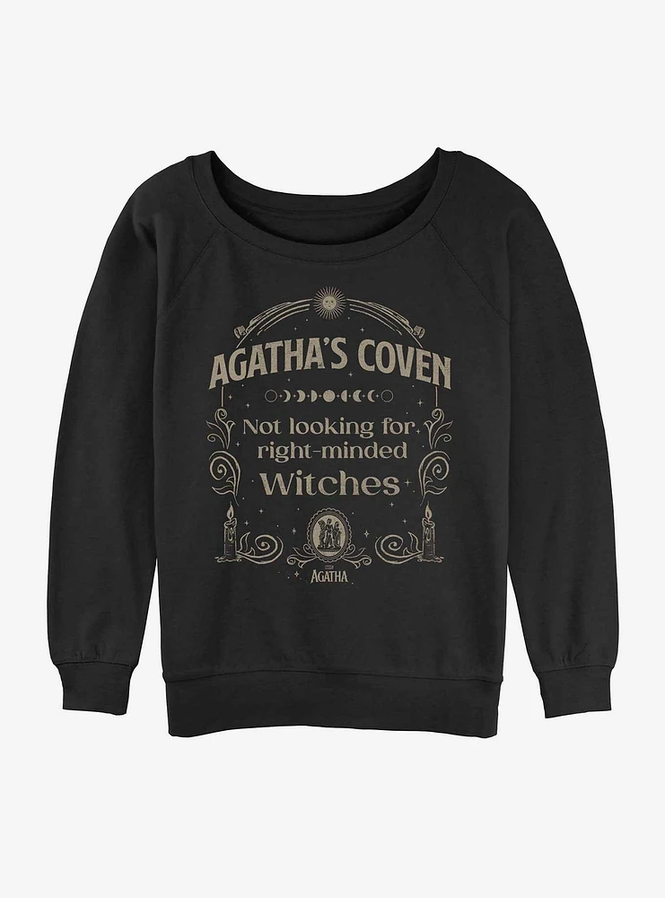 Marvel Agatha Coven Womens Slouchy Sweatshirt