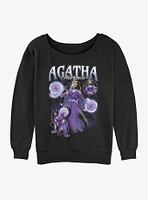 Marvel Agatha Multi Pose Womens Slouchy Sweatshirt