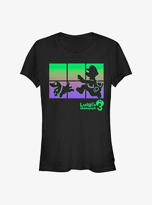 Nintendo Luigi's Mansion 3 Running With Polterpup Girls T-Shirt