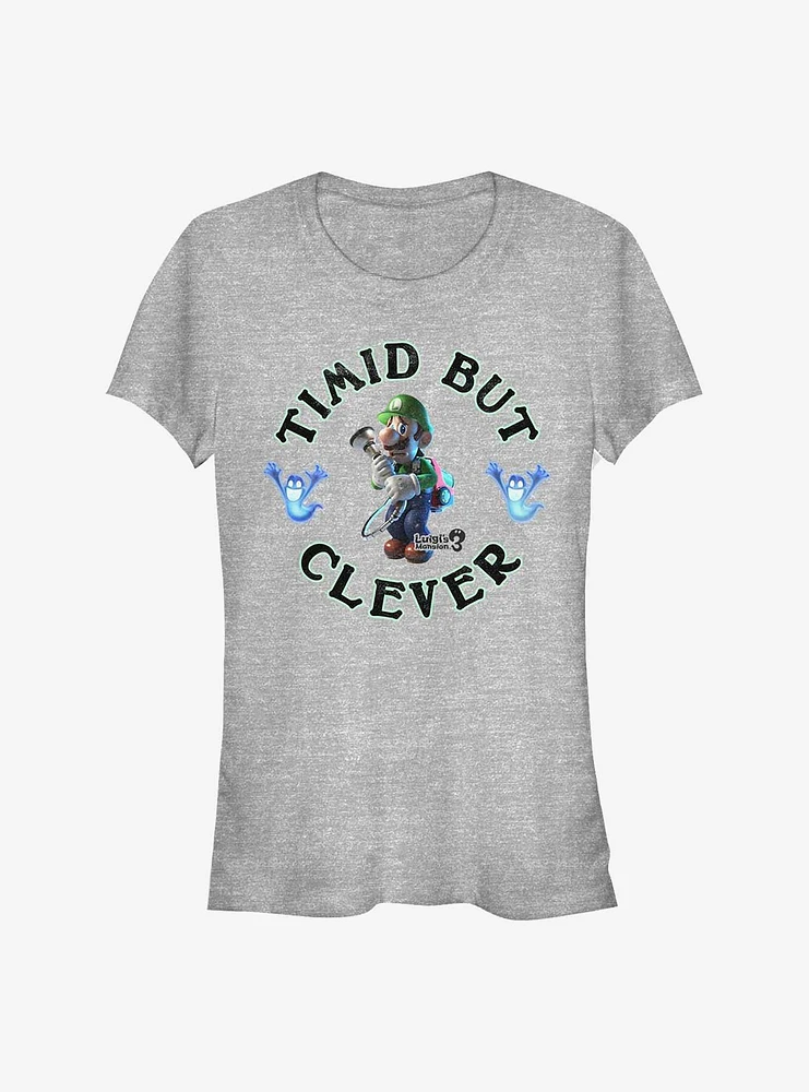 Nintendo Luigi's Mansion 3 Timid But Brave Girls T-Shirt