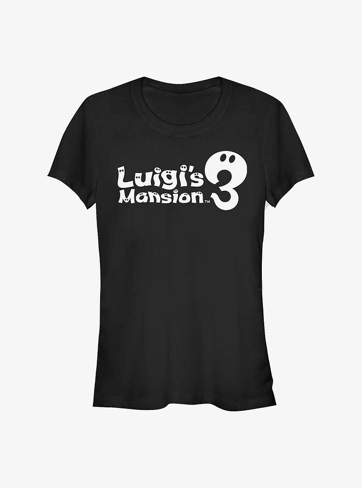 Nintendo Luigi's Mansion 3 Logo Girls T-Shirt