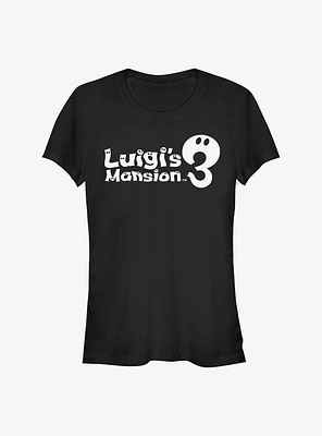 Nintendo Luigi's Mansion 3 Logo Girls T-Shirt