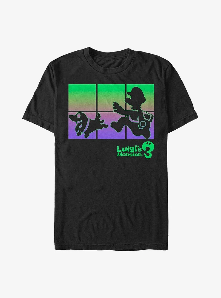 Nintendo Luigi's Mansion 3 Running With Polterpup T-Shirt