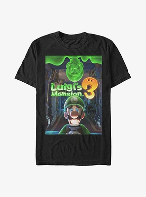 Nintendo Luigi's Mansion 3 Poster T-Shirt