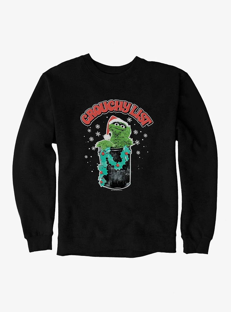 Sesame Street Grouchy List Sweatshirt