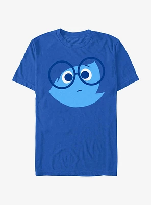 Disney Pixar Inside Out 2 Sad Face T-Shirt