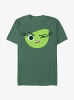 Disney Pixar Inside Out 2 Disgust Face Garment Dye T-Shirt