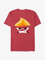 Disney Pixar Inside Out 2 Angry Face Garment Dye T-Shirt