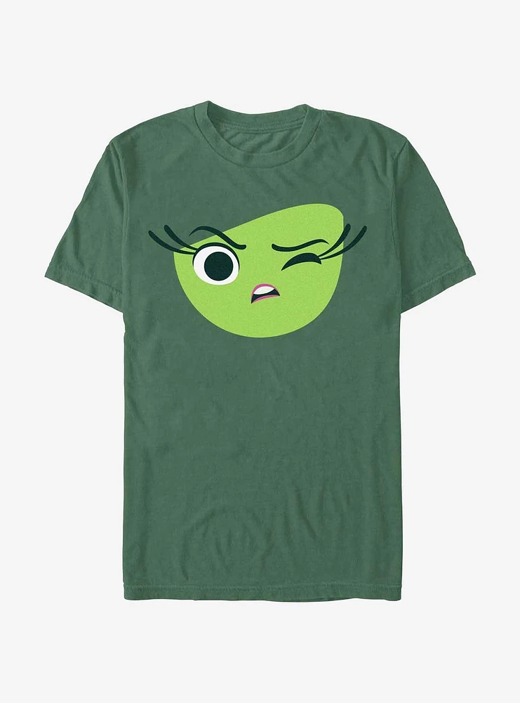 Disney Pixar Inside Out 2 Disgust Face Garment Dye T-Shirt