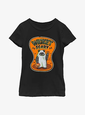 Star Wars Wicket Scary Youth Girls T-Shirt