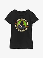 Star Wars Pumpkin Carving Galactic Champion Youth Girls T-Shirt