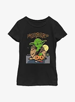 Star Wars Yoda Happy Halloween Youth Girls T-Shirt