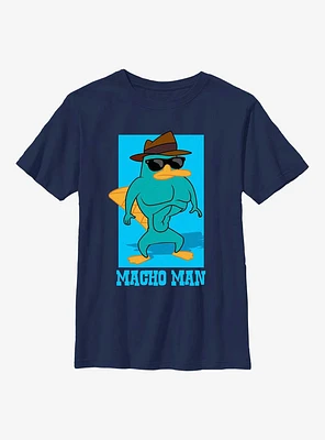 Phineas And Ferb Macho Man Youth T-Shirt