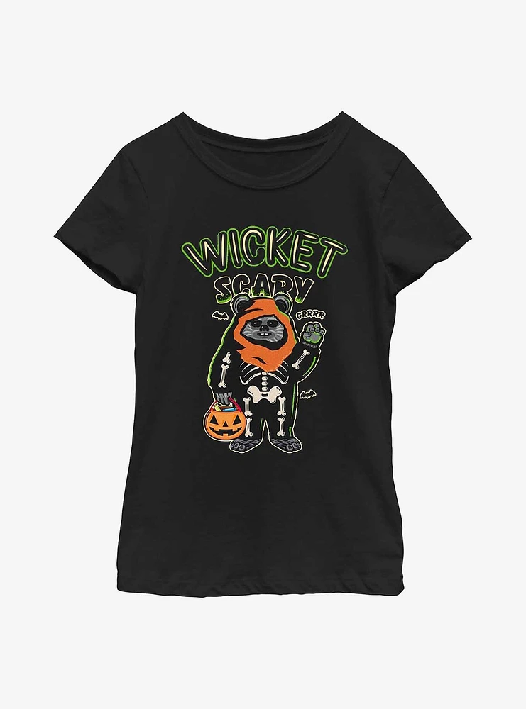 Star Wars Wicket Scary Ewoks Youth Girls T-Shirt