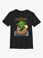 Star Wars Yoda Happy Halloween Youth T-Shirt