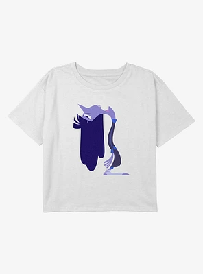 Inside Out 2 Ennui Head Youth Girls Boxy Crop T-Shirt