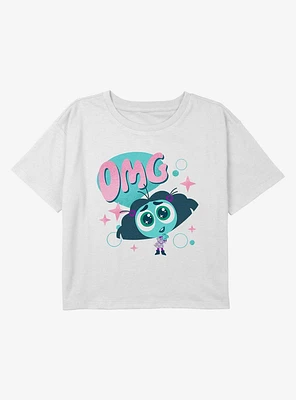 Inside Out 2 Omg Envy Youth Girls Boxy Crop T-Shirt