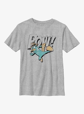 Phineas And Ferb Flying Agent Youth T-Shirt