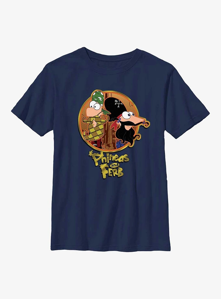 Phineas And Ferb Badbeard Youth T-Shirt