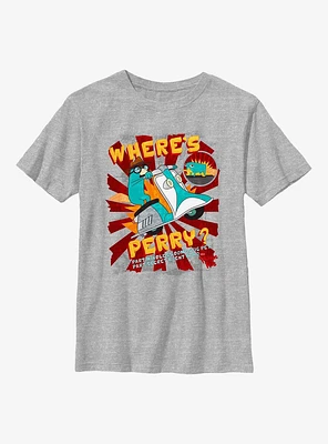 Phineas And Ferb Perry On The Go Youth T-Shirt