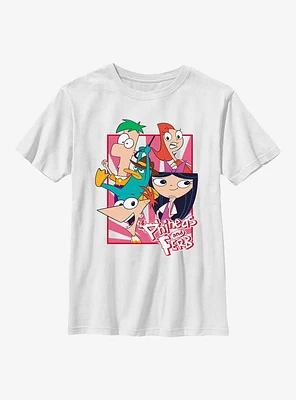 Phineas And Ferb Friends Youth T-Shirt