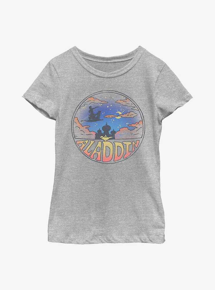 Disney Princesses Aladdin Circle Youth Girls T-Shirt