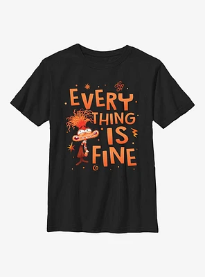 Inside Out This Is Fine Youth T-Shirt