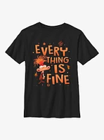 Inside Out This Is Fine Youth T-Shirt