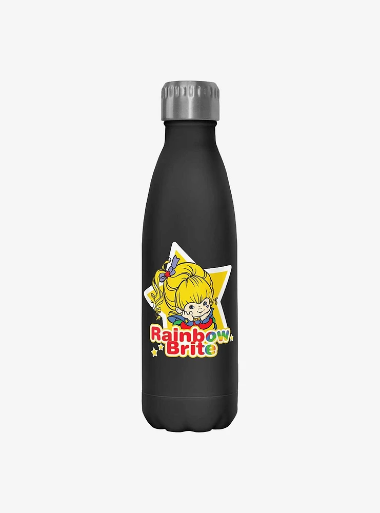 Rainbow Brite Star Badge Water Bottle