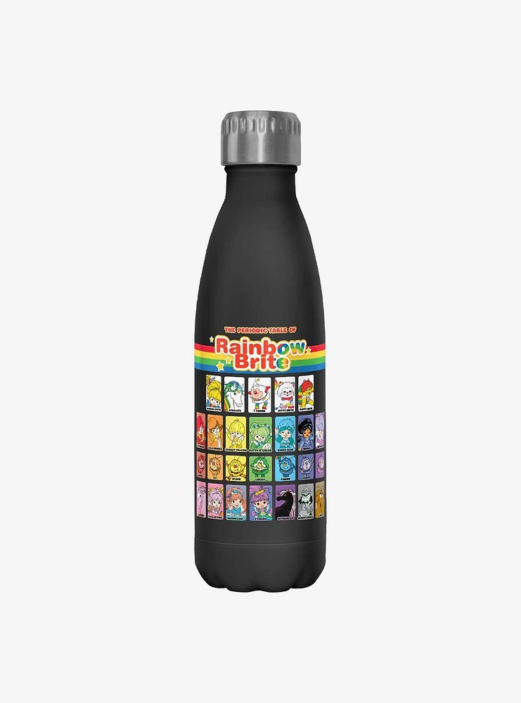 Rainbow Brite Table Of Color Water Bottle