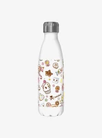 Tokidoki Toki Donutella Pattern Water Bottle